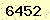 請輸入此驗證碼 : 6452