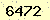 請輸入此驗證碼 : 6472