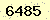 請輸入此驗證碼 : 6485
