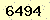 請輸入此驗證碼 : 6494