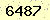 請輸入此驗證碼 : 6487