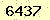 請輸入此驗證碼 : 6437