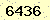 請輸入此驗證碼 : 6436