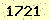 請輸入此驗證碼 : 1721