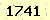 請輸入此驗證碼 : 1741