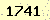 請輸入此驗證碼 : 1741