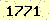請輸入此驗證碼 : 1771