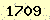 請輸入此驗證碼 : 1709