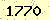 請輸入此驗證碼 : 1770