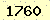 請輸入此驗證碼 : 1760