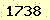 請輸入此驗證碼 : 1738
