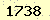 請輸入此驗證碼 : 1738