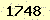 請輸入此驗證碼 : 1748