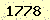 請輸入此驗證碼 : 1778
