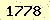 請輸入此驗證碼 : 1778