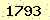 請輸入此驗證碼 : 1793