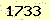 請輸入此驗證碼 : 1733