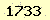 請輸入此驗證碼 : 1733