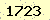 請輸入此驗證碼 : 1723