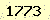 請輸入此驗證碼 : 1773