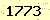 請輸入此驗證碼 : 1773