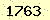 請輸入此驗證碼 : 1763