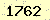 請輸入此驗證碼 : 1762