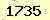 請輸入此驗證碼 : 1735