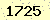 請輸入此驗證碼 : 1725