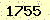 請輸入此驗證碼 : 1755
