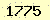 請輸入此驗證碼 : 1775