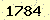 請輸入此驗證碼 : 1784