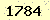 請輸入此驗證碼 : 1784