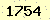 請輸入此驗證碼 : 1754