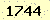 請輸入此驗證碼 : 1744