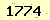 請輸入此驗證碼 : 1774