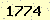 請輸入此驗證碼 : 1774