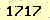 請輸入此驗證碼 : 1717