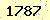 請輸入此驗證碼 : 1787