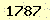 請輸入此驗證碼 : 1787