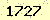 請輸入此驗證碼 : 1727