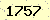 請輸入此驗證碼 : 1757