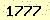 請輸入此驗證碼 : 1777