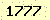 請輸入此驗證碼 : 1777