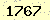 請輸入此驗證碼 : 1767