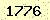 請輸入此驗證碼 : 1776