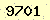 請輸入此驗證碼 : 9701