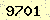 請輸入此驗證碼 : 9701