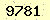 請輸入此驗證碼 : 9781
