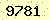 請輸入此驗證碼 : 9781